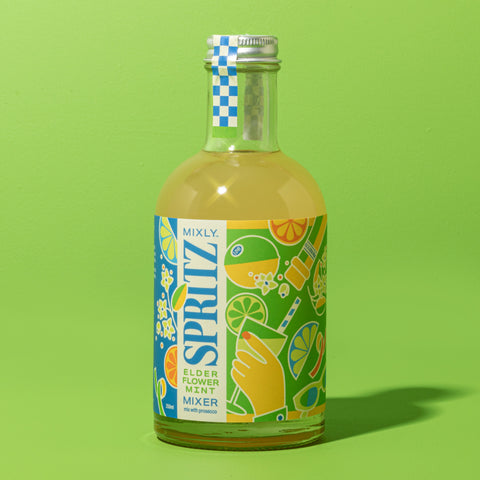 Mixly Elderflower Mint Spritz Mixer
