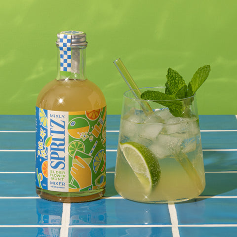 Mixly Elderflower Mint Spritz Mixer