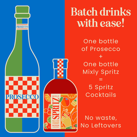 Bitter Orange Cherry Spritz | Non Alcoholic Cocktail & Mocktail Mixer