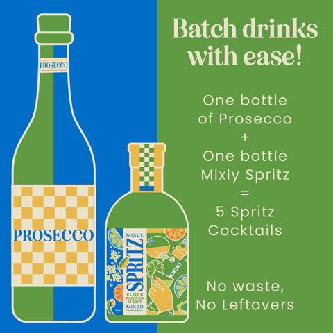 Elderflower Mint Spritz | Non Alcoholic Cocktail & Mocktail Mixer