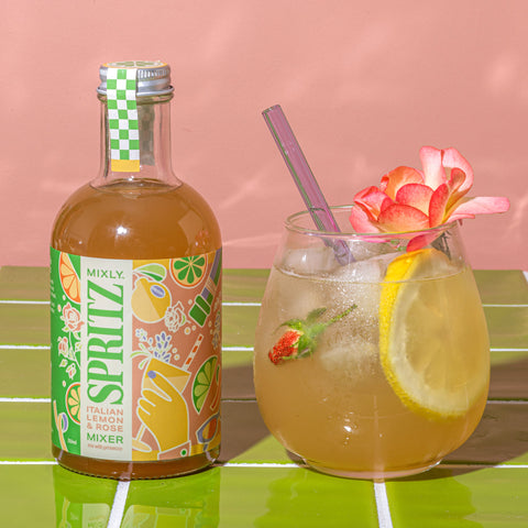 New! Italian Lemon & Rose Spritz | Non Alcoholic Cocktail & Mocktail Mixer